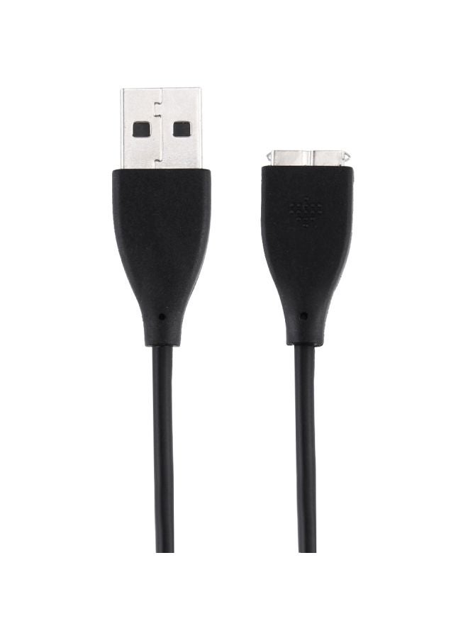 Portable USB Charging Cable For Fitbit Surge Black - Image 4